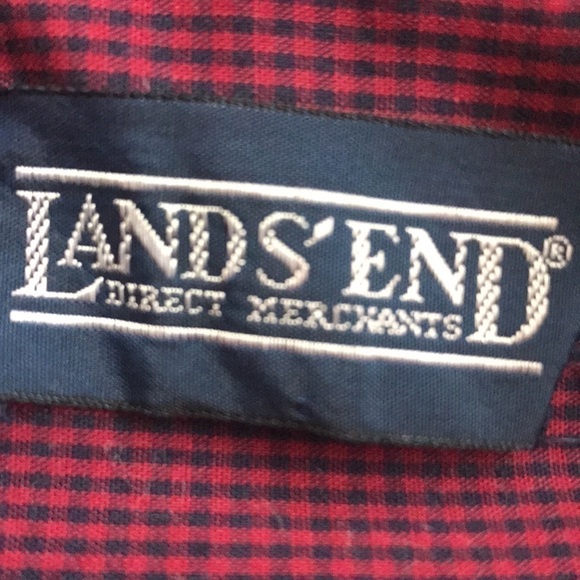 Lands’ End Size 15 Regular Button Down Shirt - Picture 4 of 7